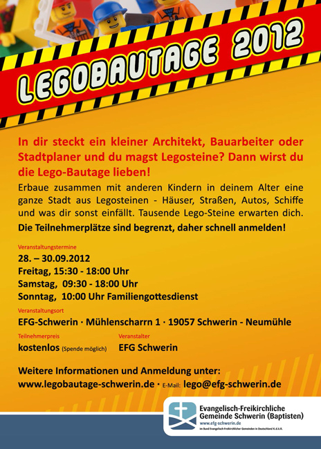 Legobautage in Schwerin